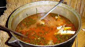 Imagini pentru ciorba de capete de salau